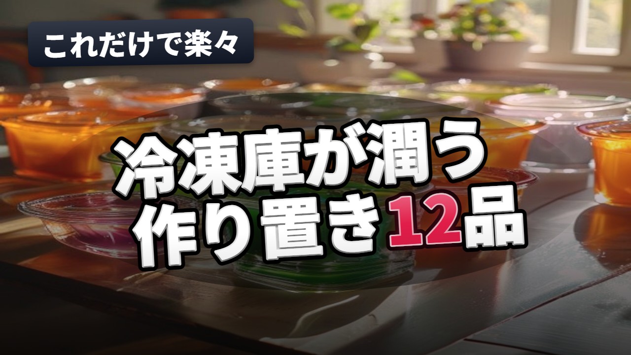 時短・作り置き